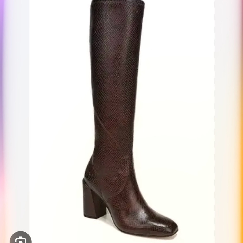 Franco Sarto Gardenia red snake tall boots